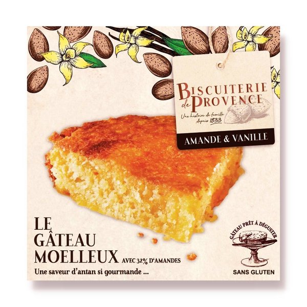 Biscuiterie de Provence - Mandelkuchen mit Vanille 240 g
