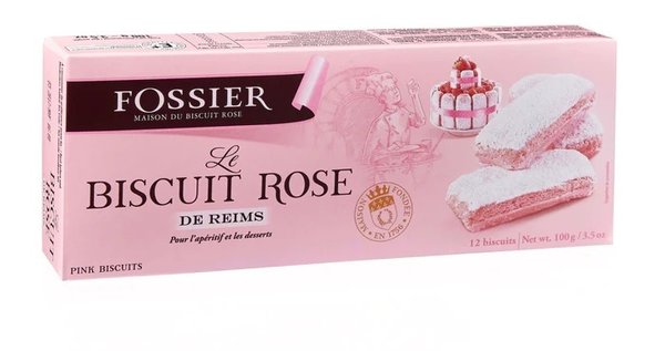 FOSSIER - Rosa Süssgebäck aus Reims