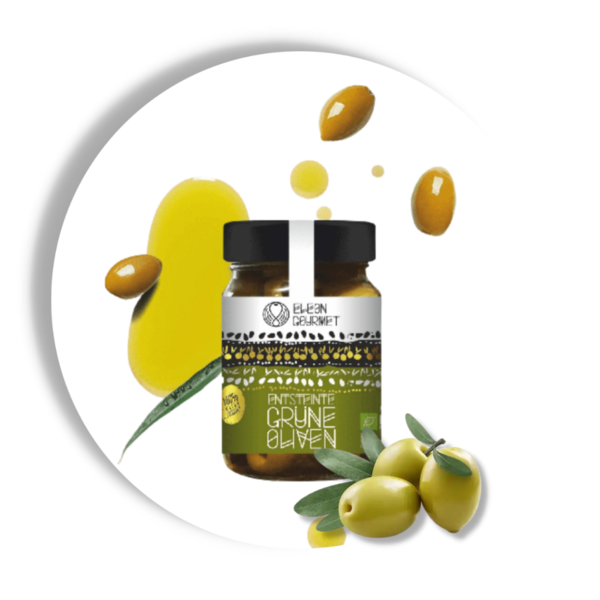 Bio Oliven Grün ohne Kern